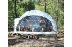 China 15m Diameter PVC Coated Geodesic Dome Tent Sphere Clear Dome Tent supplier