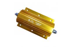 China 250W Gold Aluminum Clad Resistor Wire Wound High Power Led Load supplier