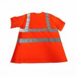 Fluorescent Yellow Safety Vest Jacket Green Pink Reflective Workwear Uniform Reflector Shirts for sale