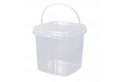 China Custom Printed Candy Popcorn Cookie Plastic Bucket with Lid supplier