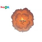 1m 3ft Inflatable Lighting Decoration Hanging Rose Flower For Stage Showing Decoration for sale