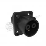 IP67 Waterproof Male Female Power Connector Precision PBT Material