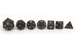 China Odorless Sturdy Metal Polyhedral Dice Set , Wear Resistant Metal Mini Dice supplier