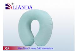 China Office Contour Memory Foam Pillow Neck U Shaped Headrest With Carry Bag supplier