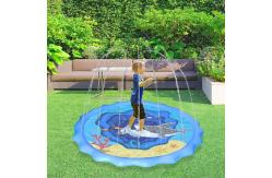 China Summer Outdoor Children'S Water Spray Toy PVC Blue Shark  69-Inch supplier