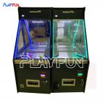 1 Player Quarter coin pusher arcade machine with bill change full black color USA popular for sale