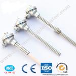 Sheathed Industrial Thermocouple Rtd Type K J Ss304 Ss316 For Glass Industry for sale