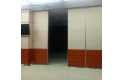 China Hotel Wooden Operable Sliding Folding Partition / Acoustic Movable Partition Wall supplier