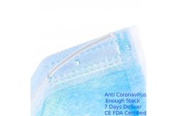 China Full Protection Earloop Face Mask 3-Layer Filtration Reduce Infections supplier