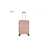 Manufacturer PP Trolley Travel Luggage with Detachable Spinner Wheels for sale