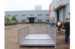 China Customizable Load Capacity Steel Stillage Cage With Galvanized Finish supplier
