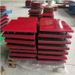 Conveyor 80 Shore A Steel Metal Back Polyurethane Wear Liner Lining for sale