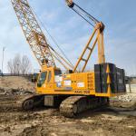 Used 100T Crawler Crane 110m/Min Hoisting Speed For Synergy In Offshore Engineering for sale