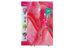 China OEM ODM Fresh LCD Flower Vending Machine With Transparent Shelf supplier
