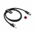 M12 8-Pin Male A-Code To RJ45 Ethernet Cable Shielded Cable For Cognex Industrial Camera for sale