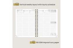 China Spiral Student Weekly Planner 2023 2023 With Pacific Green Hardcover supplier