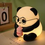 Panda Night Light For Kids Tap Control Rechargeable Sleep Timer Battery Baby Feeding Nursery Nightlight For Kids Room for sale