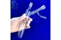 China High Temperature Fused Quartz Threaded Tube Ground Quartz Glass Tube supplier