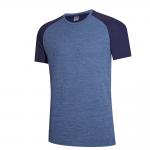 Quick Drying Sports T Shirt Men'S Round Neck Short Sleeve Top Loose Running Fitness Clothes for sale