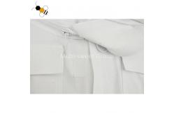 China Breathable White Brown Cotton Agricultural Beekeeper Coveralls supplier