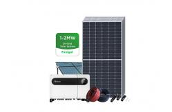 China On Grid Solar Photovoltaic System Industrial Use 1MW 2MW 240Vac supplier