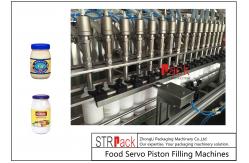 China Linear Mayonnaise Food Sauce Paste Bottle Filling Machine 1-5L Volumetric Piston Filler supplier