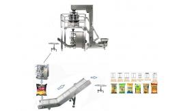 China Chips Weighing 50g 100g Pillow Bag Packing Machine 30Bags/Min supplier