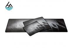 China Locked Edge Neoprene Mouse Pad  , Gray Gaming Mouse Pads Non Toxic Material supplier