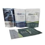 Custom Logo Stand up Mylar Bags with Spot UV Aluminum Foil Resealable Mylar Bags for Protein Powder for sale