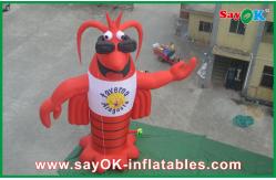 China Lobster Inflatable Character , Customized Moving Inflatable Mascot supplier