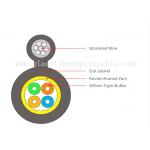 FTTH Fiber Optic Drop Cable GYTC8H G657A2 Round Self Support 12B6a2 for sale