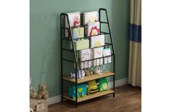 China LH Width 350mm Iron And Wood Shelves , Wood And Iron Bookshelf supplier