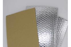 China Shock Absorption Heat Insulation Sheets , Shiny Aluminium Insulation Sheet supplier