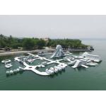 Lake Inflatable Floating Water Park Equipment , Inflatable Water Games