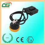 Mini 3.7 V LED Mining Cap Lamp 6.5Ah 10000 Lux With Low Power Indication for sale