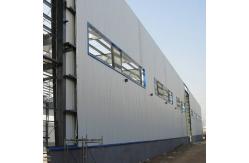 China Q235B Q355B Steel Structure Warehouse Building Sandwich Panel Construction Materials supplier