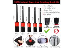 China Microfibre 13pcs Car Cleaning Brushes Set With Detailing Brushes supplier