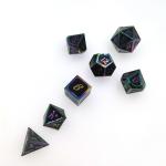 Dice Set Gold For Dungeons And Dragons Polyhedral Dazzling Practical Plating Sharp for sale