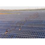 ASTM Q345B Single Axis Solar Tracker 24h One Axis Solar Tracking System for sale