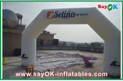 China Wind-resist White Inflatable Arch 400D Oxford Cloth for Advertising Campaign supplier