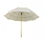 Fashion Design Ladies Umbrella With Lace Golden Frame for sale
