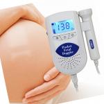 FHR Display 2BPM Ultrasonic Fetal Doppler 2.0MHz Portable Baby Heart Monitor for sale