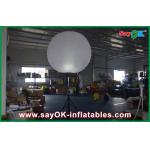 Customized Nylon Cloth White Inflatable Lighting Decoration For Party