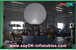 China Customized Nylon Cloth White Inflatable Lighting Decoration For Party supplier