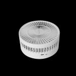 Portable Retractable Fan With Night Light Folding Wireless Abs Battery 5200mah Small