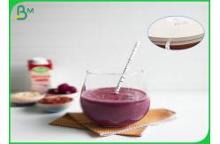 China Eco - Friendly 60gsm 120gsm Food Grade Straw Paper Roll With FDA Certificate supplier
