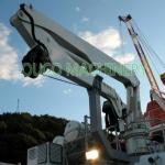 Steel Structure 5t Extendable 10m knuckle Marine Cranes for sale