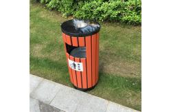 China 35L waste bins outdoor garbage cans with lids public recycling bins supplier