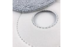 China 23cm Round Microfiber Wet Mop Head For Steam Broom supplier