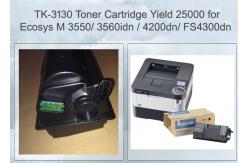 China 25000 Pages Kyocera Toner Cartridge TK-3130 For ECOSYS M3550idn supplier